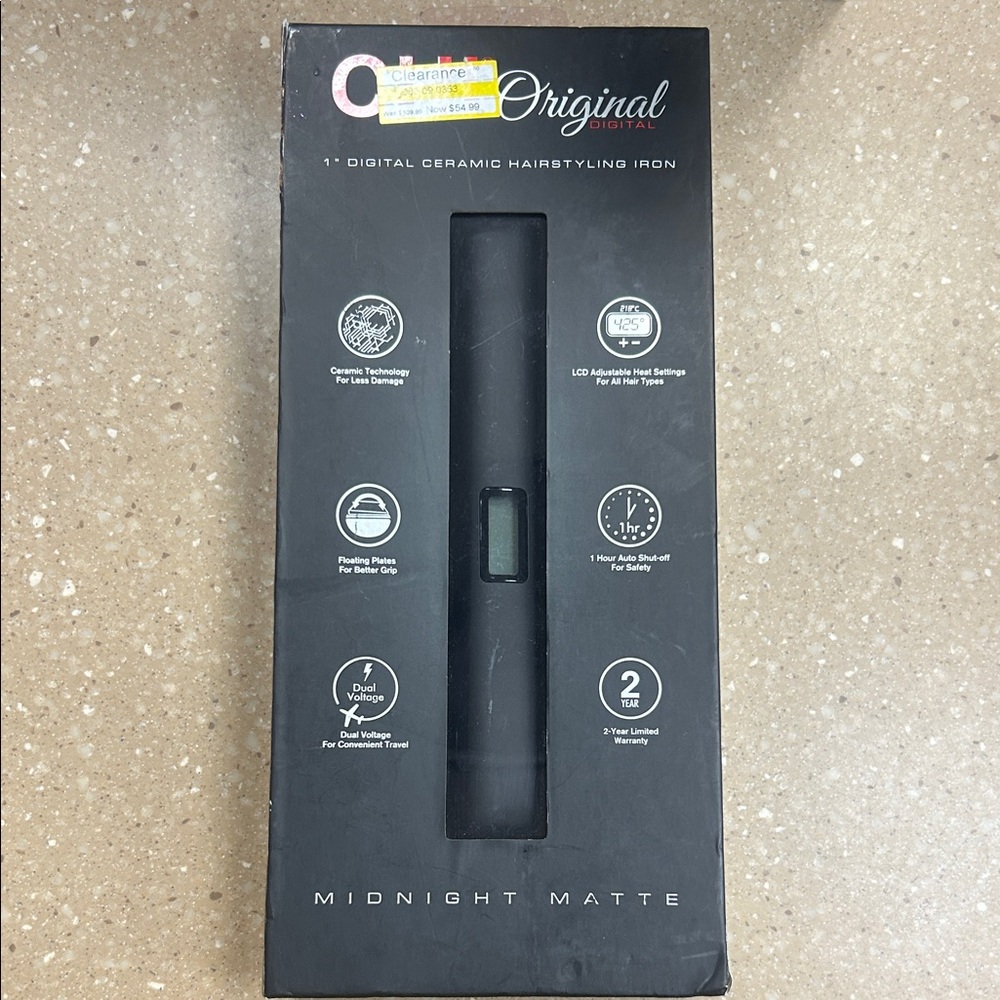 Chi Original Digital Ceramic Hairstyling Iron - Black